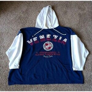 Venezia Hooded Sweatshirt Men's Size XL Long Sleeve Vintage